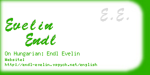 evelin endl business card